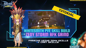🔴 ROX: Whitesmith/Mastersmith Grind Skill Build | Zeny Storm Farming ⚡ Ragnarok X: Next Generation