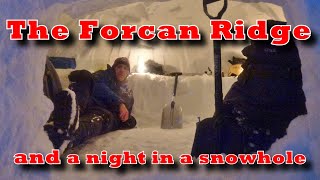 Sleeping In A Snowhole I The Forcan Ridge In Winter I Scottish Winter Mountaineering