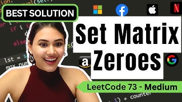 Set Matrix Zeroes - LeetCode 73 - Python