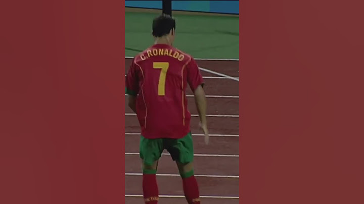 Cristiano Ronaldo at Athens 2004? 🇵🇹
