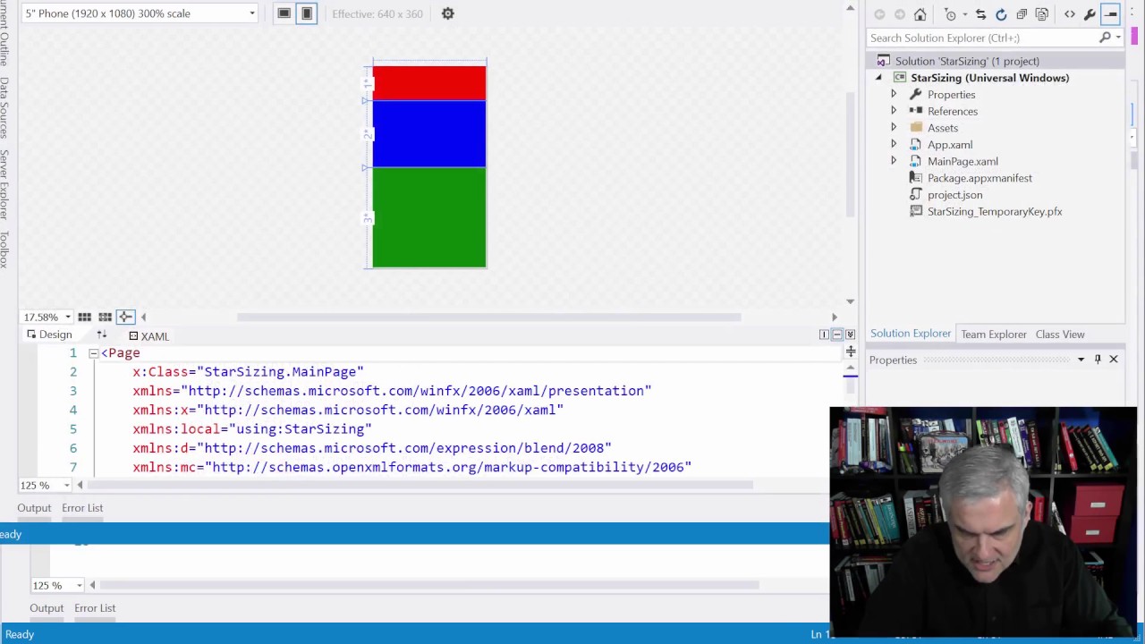 Uwp 008 Xaml Layout With Grids Youtube