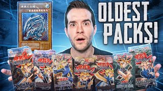Opening Yugioh's OLDEST Packs For ULTIMATE RARE BlueEyes!