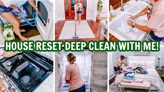CLEAN WITH ME + HOUSE RESET | EXTREME CLEANING MOTIVATION | Amy Darley