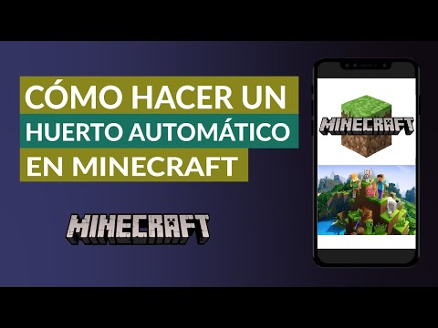 Cómo Hacer un Huerto Automático en Minecraft - Cultivos Automáticos