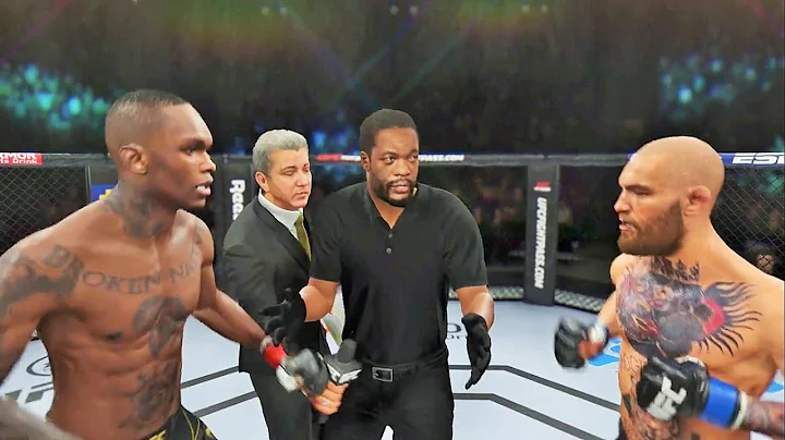 SUPER FIGHT! | Israel Adesanya vs Conor McGregor Full Fight - UFC 4 Simulation