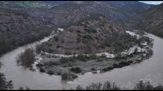 Munzur Çayının Taşması Sonucu Kapan Ovacık Yolu Açıldı