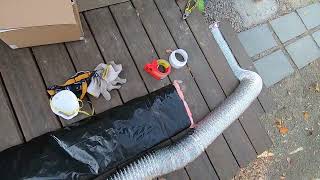 How to install Duct Sleeve Insulation Jacket over Flex Duct