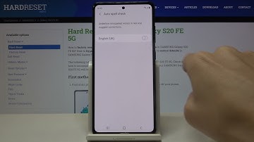 How to Activate Spell Checker on SAMSUNG Galaxy S20 FE 5G - Text Correction Options