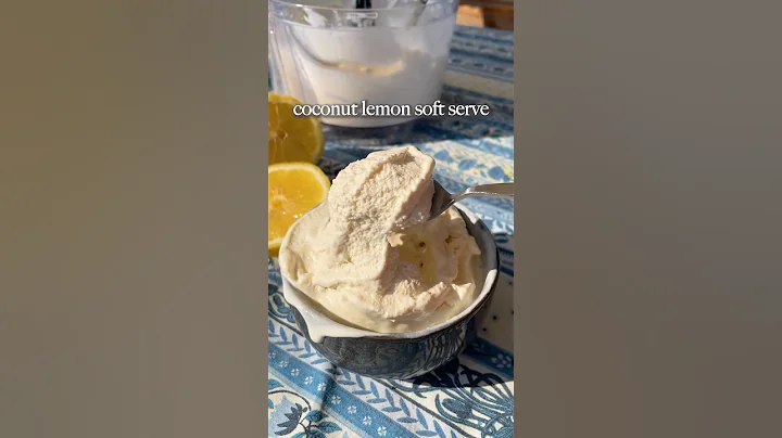 LEMON COCONUT SOFT SERVE 🍋🥥 - DayDayNews