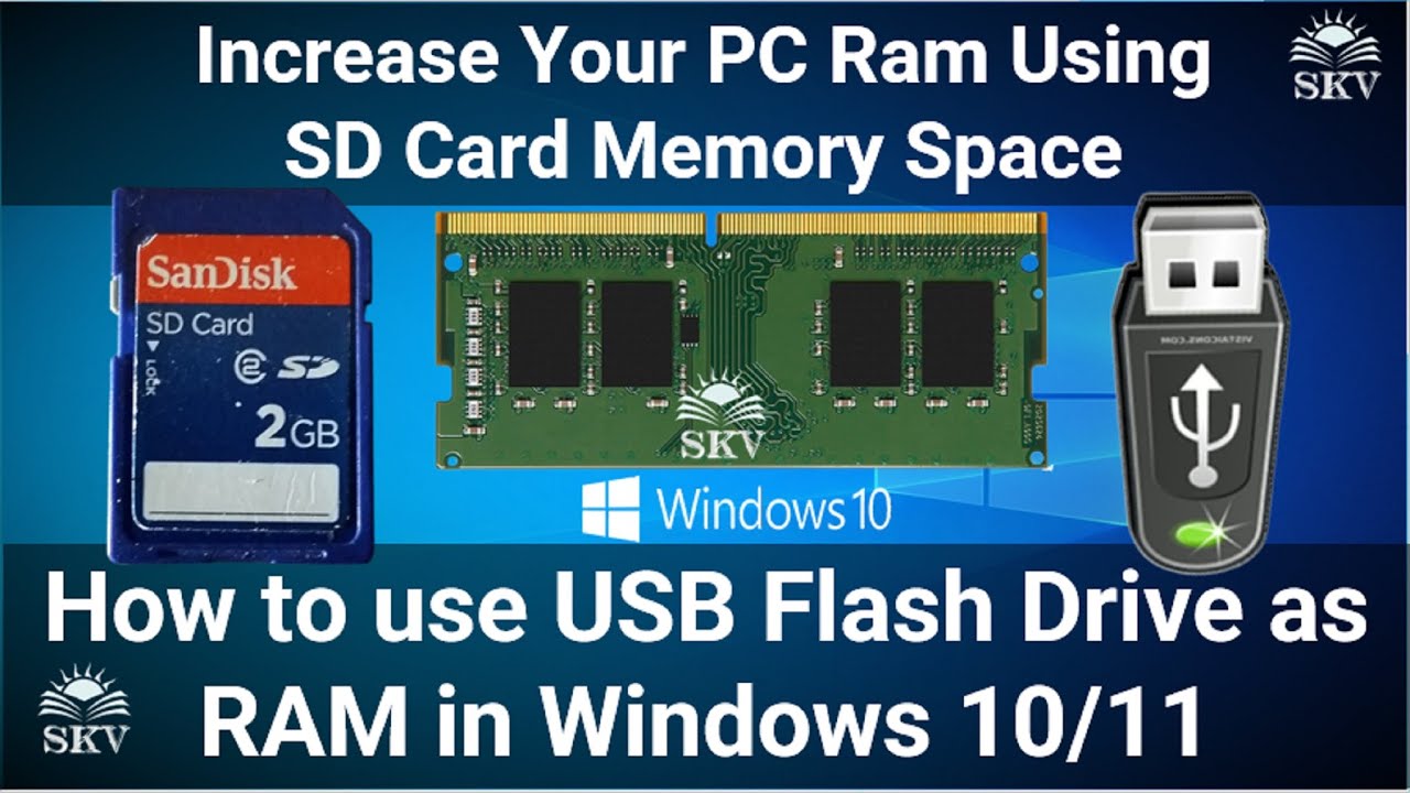 How to Increase PC Ram using SD Card Memory Space