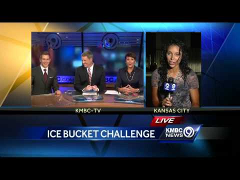 KMBC reporter takes live ice bucket challenge