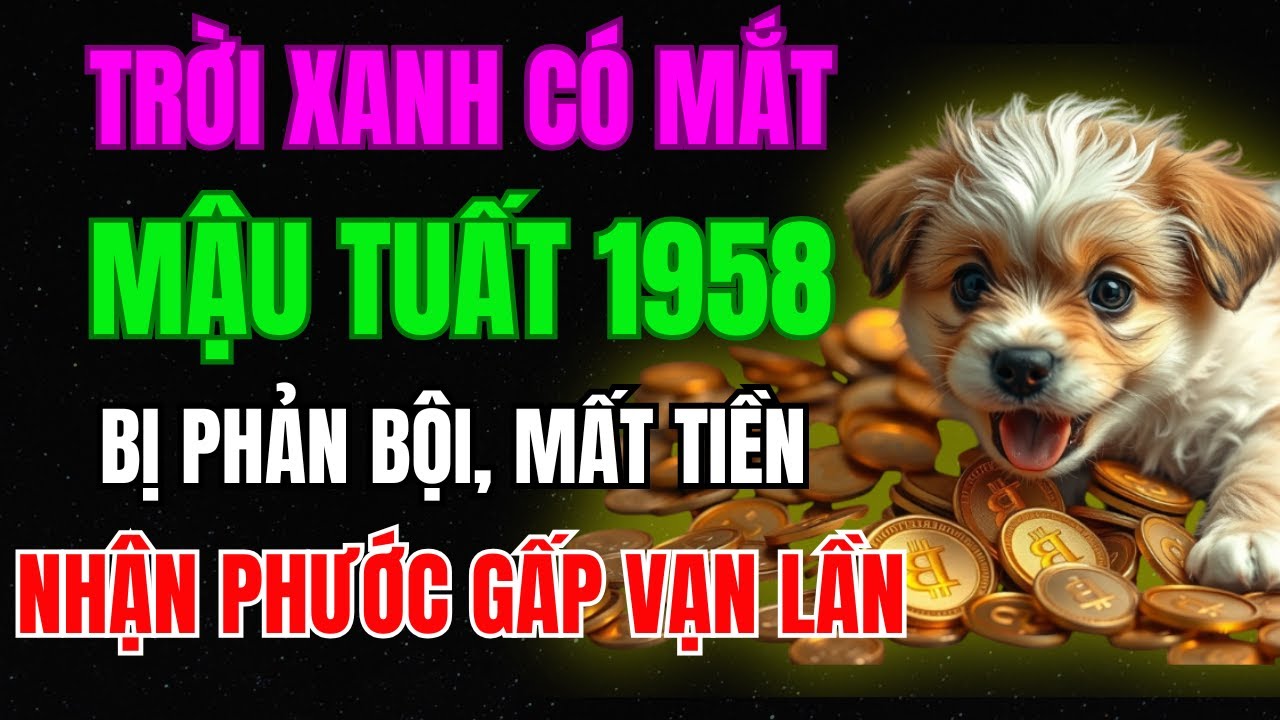 Trời Xanh Có Mắt, Mậu Tuất 1958 Bị Phản Bội, Mất Tiền, Nhưng Hậu Vận Trời Ban Phúc Gấp Vạn lần