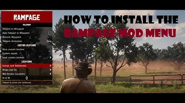 How to Install the Rampage Trainer! (Red dead 2) | March 2021