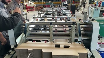 Box Plus 2 Folder Gluer Machine for Corrugate Boxes and more.....