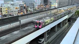 阿武隈急行鉄道 AB900系4両編成　長町駅発車