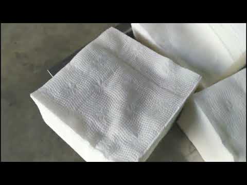 ماكينة تصنيع المناديل الورقية الأوتوماتيكية 300 300 مللي متر قابلة للطي