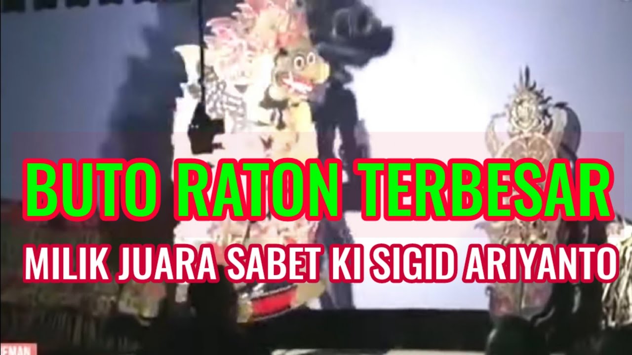 Wayang 2X Tinggi Dalang Milik Juara Sabet Ki Sigid Ariyanto @SigidChannel