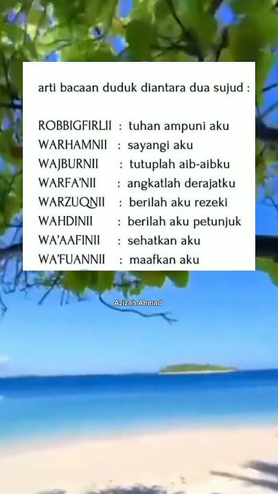 Arti bacaan duduk diantara dua sujud #shorts #shortvideo #shortsviral