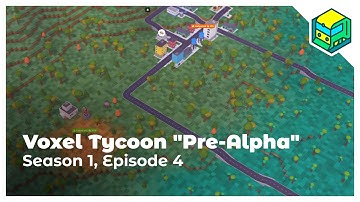 Voxel Tycoon Pre Alpha v0.81.1 - S1E4 - New Hollywood region and copper bar production - 4K UHD