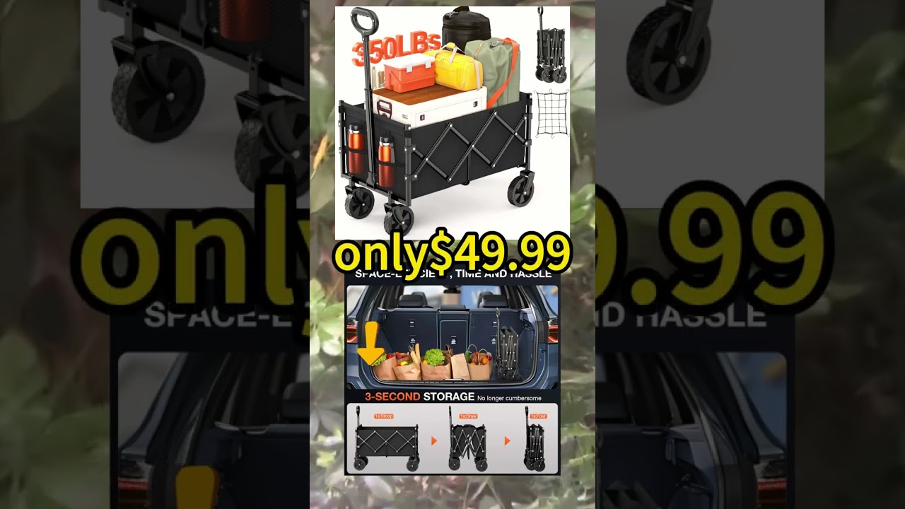 Best heavy-duty folding wagon!