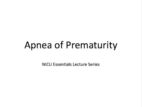 Apnea of Prematurity
