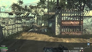 Modern Warfare 3 Cross Map Throwing Knife + Collateral