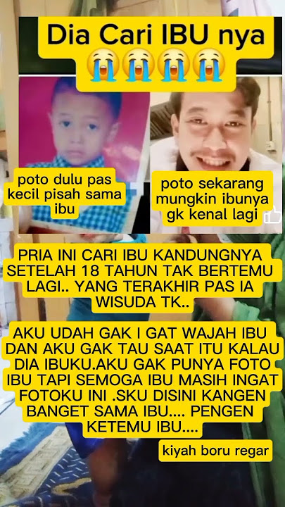 semoga segera di pertemukan dengan ibunya ya mas😭😭 #trandingshorts #beritaterkini #viral #news #fyp