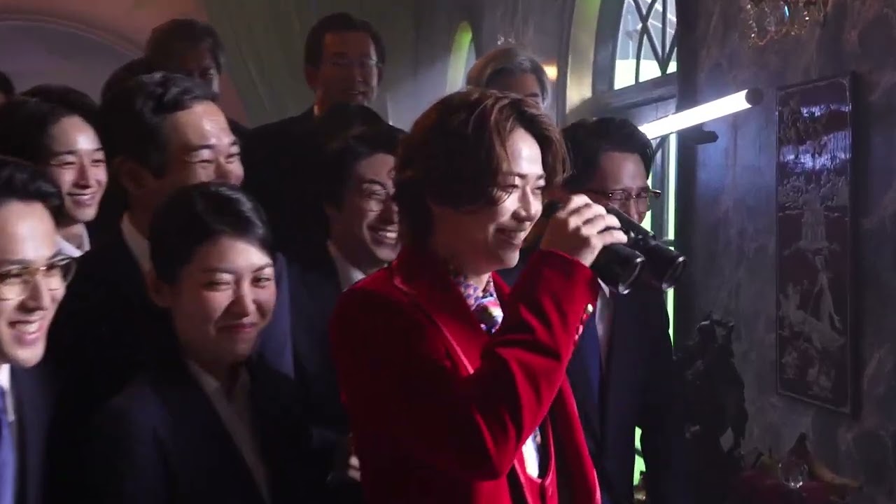 亀梨和也「DMM TV」新 CM撮影後のインタビュー - YouTube