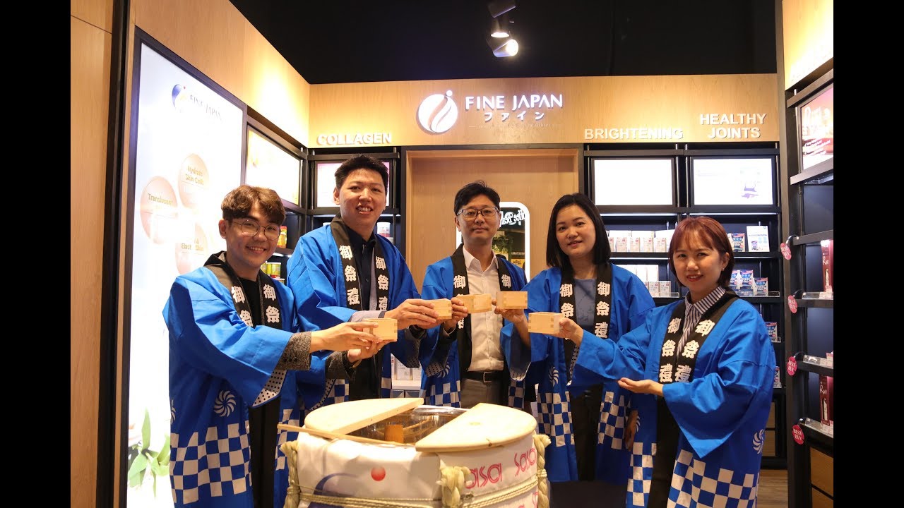 [FINE JAPAN] Shop-In-Shop Grand Opening - “Kagami Wari” Ceremony