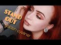 Stand out golden eyeliner look  evelina meyrovich