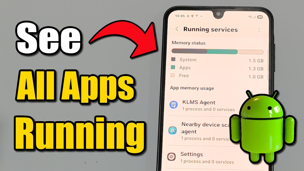 How to See Background Running Apps On Android - YouTube