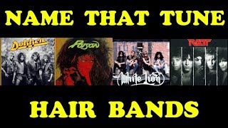 Name That Tune Music Trivia | Hair Metal Bands