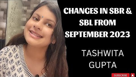 CHANGES IN SBR & SBL IN SEPTEMBER 2023 || GOOD OR BAD?