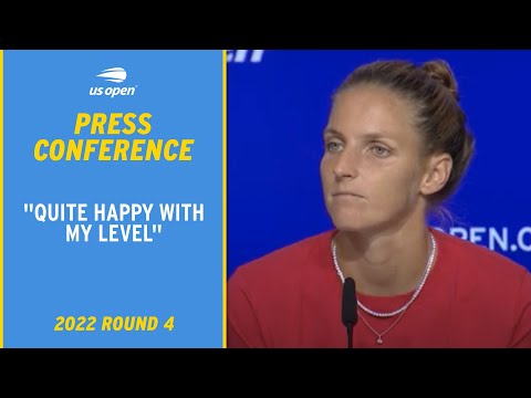 Karolina pliskova press conference | 2022 us open round 4