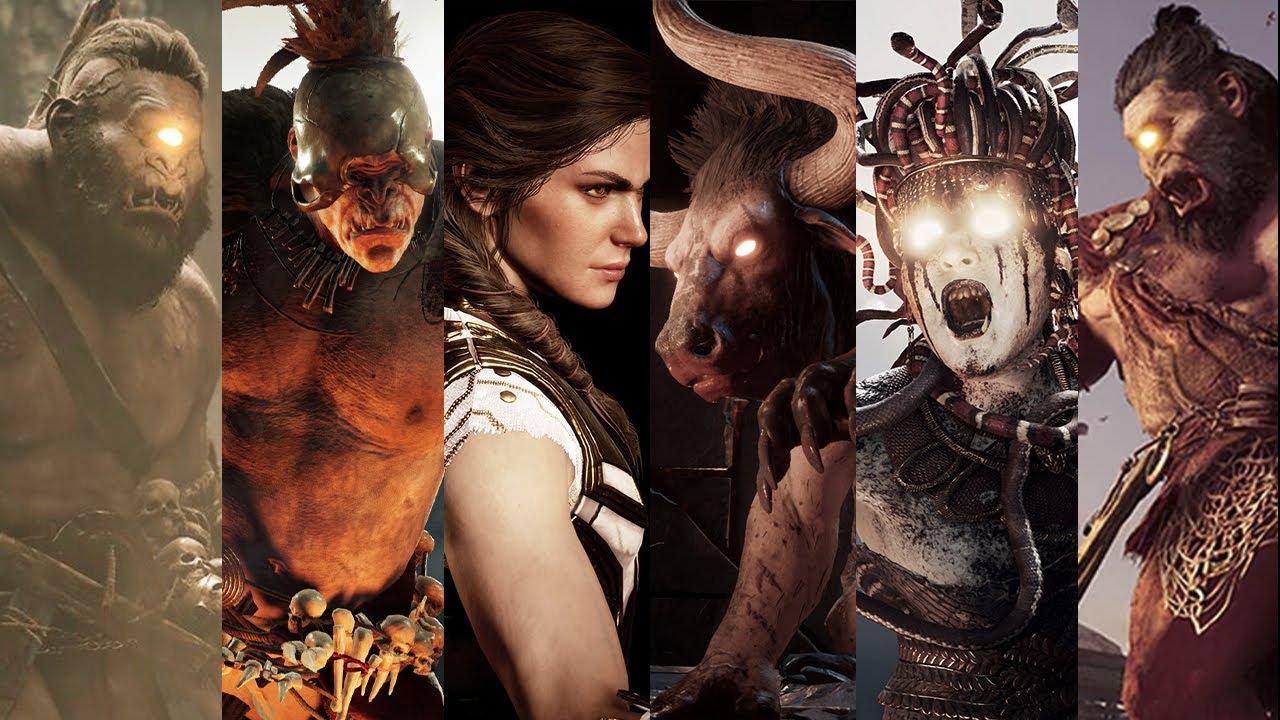 Assassin's Creed Odyssey - All Bosses (Boss Fights)