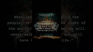 John 8:12 #john #fyp #shorts #yabmattv #trends  #dailyverse #makeitviral #spreadloveandhappiness