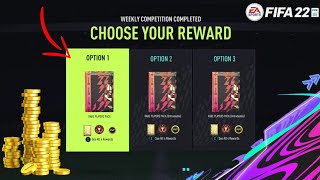 MY FIRST FIFA 22 DIVISON RIVALS REWARDS (DIV 4 RANK 1)