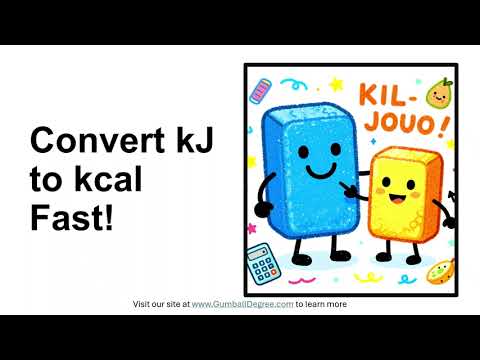 1 Calorie In Kj