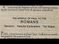 Romans NASB Read Along