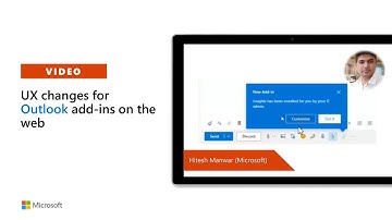 UX changes for Outlook add-ins on the web
