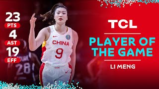 Li Meng 🇨🇳 | 23 PTS | 4 AST | 19 EFF