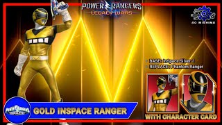 Gold InSpace Ranger mod with Character Card | Power Rangers Legacy Wars