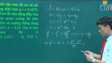 [VÍ DỤ 1] 11. CON LẮC ĐƠN TRONG ĐIỆN TRƯỜNG