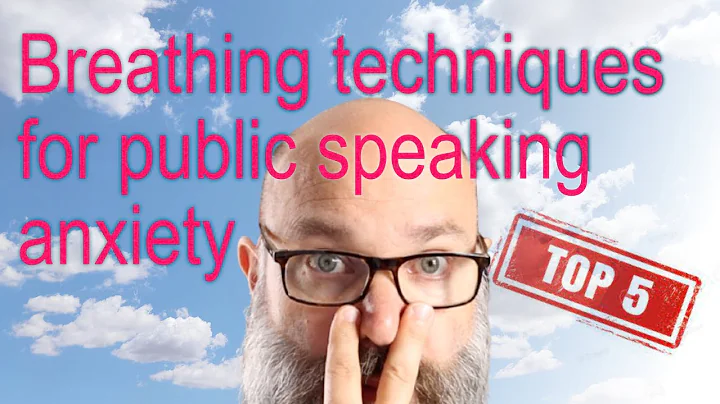 Breathing techniques for public speaking anxiety
