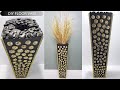 DIY Long Floor Vase  - Flower Vase DIY - How To Make Tall Floor Vase At Home