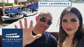 Riverfront Gondola Tours Fort Lauderdale Electric Powered Boat