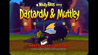Wacky Races Starring Dastardly and Muttley PS2 Gameplay  All Tracks (No Commentary)