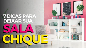 Como deixar a sala mais confortável?
