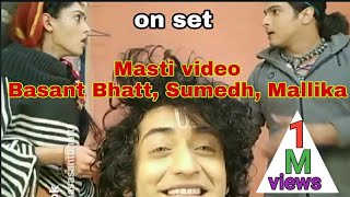 #Sumedh #Mallika #Basantbhatt Masti on set / Krishna / Radha / Balram / Tiktok video