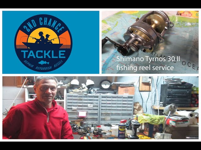 Shimano Tyrnos 30 II big game trolling fishing reel how to service